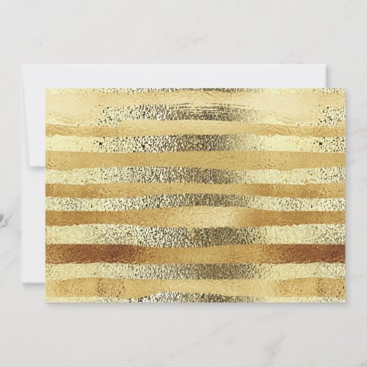 Chic zij geloofde Gold Script Quote Afstuderen Kaart (Achterkant)