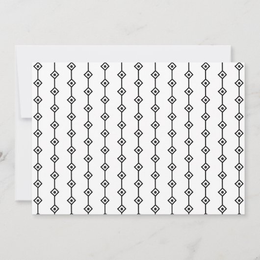 Chic zij geloofde het Afstuderen van het Citaat va Kaart (Achterkant)