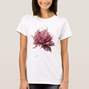 Chic Zilver ABSTRACTE KUNST Ontwerp T-shirt