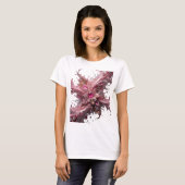 Chic Zilver CHOCOLADE ROBIJN BLOEM Slogan T-shirt (Voorkant volledig)