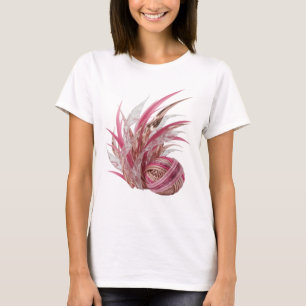 Chic Zilver FANCY ROZE EN GOUDEN KOORDEN Krachtig T-shirt