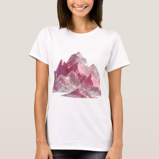 Chic Zilver ONBEKENDE Slogan T-shirt (Voorkant)