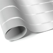 Chic Zilveren Lint Boog Bruidsdouche Cadeaupapier (Rol Hoek)