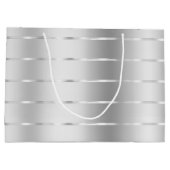 Chic Zilveren Lint Bruidsontbijt Groot Cadeauzakje (Achterkant)