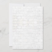 Chic Zonnebloem Muur Brick Bloemen Verrassing Verj Kaart (Achterkant)