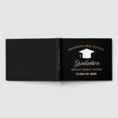 Chic Zwart Afstuderen Autograph Keepsake 2025 Gastenboek (Volledig)