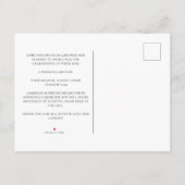 Chic Zwart Goud Medische School Foto Afstuderen Aankondigingskaart (Achterkant)