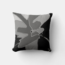 Chic Zwart & Grijs Abstracte Kunst Modern