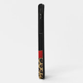 Chic Zwart & Jaguar Print Case-Mate iPhone Case (Achterkant/links)
