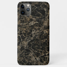 Chic zwart marbling patroon Case-Mate iPhone case
