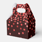 Chic Zwart Rode Confetti Dank Je Bedankdoosjes (Achterkant)