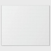 Chic zwart-wit kleine poka-punctiepatroon cadeau cadeaupapier (Vlak)