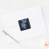 Chica al vacío vierkante sticker (Envelop)