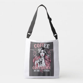 Chica del café crossbody tas