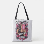 Chica del café tote bag (Achterkant)