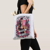 Chica del café tote bag (Dichtbij)