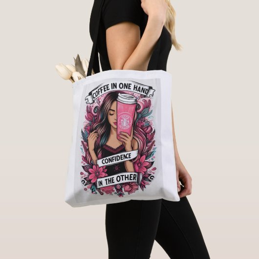 Chica del café tote bag (Dichtbij)