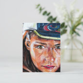 Chica Guapa Briefkaart (Staand voorkant)