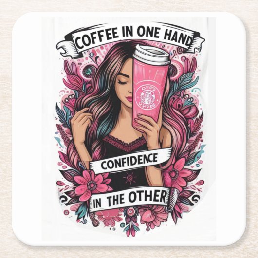 Chica Kartonnen Onderzetters (Voorkant)