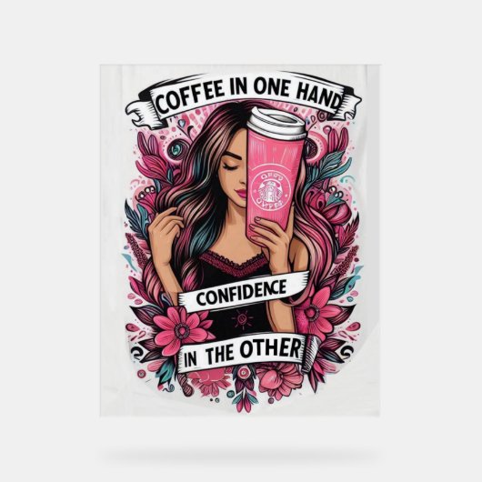 Chica perfecta acryl bord (Voorkant)