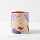 Chica tímida mok (Midden)