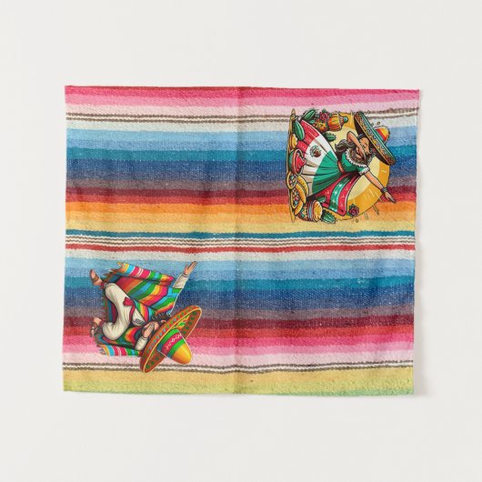 Chica y Chico Dab Wandkleed (Voorkant (horizontaal))