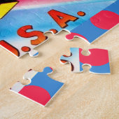 Chicago 11x14 Colorful Postcard Puzzle Legpuzzel (Zijkant)