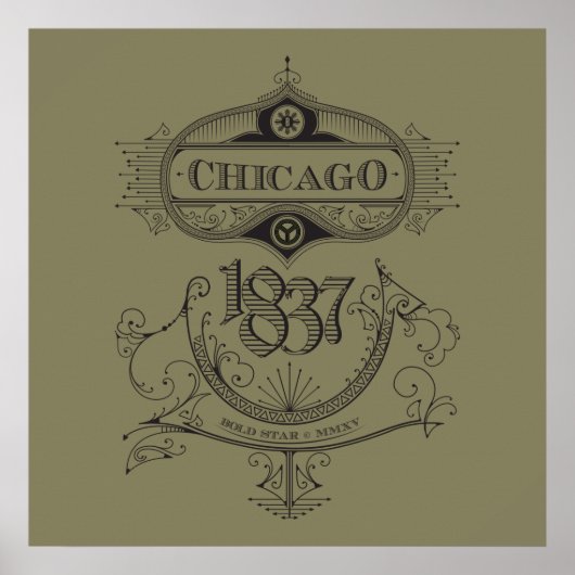 Chicago 1837  poster (Voorkant)