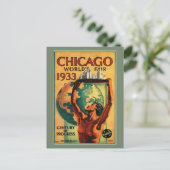 Chicago 1933 World's Fair  Briefkaart (Staand voorkant)