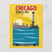 Chicago 1933 World's Fair  Briefkaart (Voorkant)