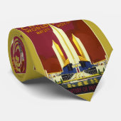 Chicago 1933 World's Fair Travel Poster Stropdas (Opgerold)