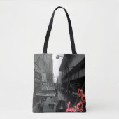 Chicago 1960: Blackhawk Restaurant Sign Neon Love Tote Bag (Voorkant)