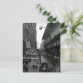 Chicago 1960 Blackhawk Restaurant Sign Street Briefkaart (Staand voorkant)