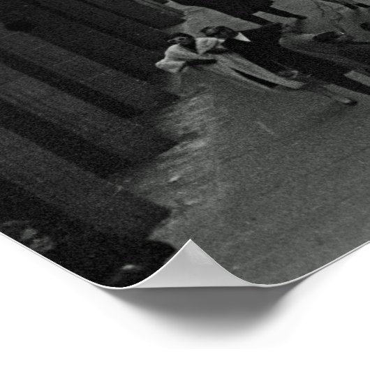 Chicago 1960 Blackhawk Restaurant Sign Street Poster (Hoek)