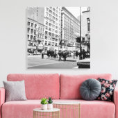 Chicago 1967 State and Lake Theater Royale Canvas Afdruk (Insitu (Woonkamer))