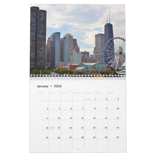 Chicago 2017 kalender (Jan 2026)