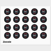 Chicago 2021 Marathon 262 Ronde Sticker (Vel)