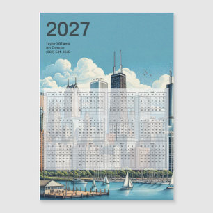 Chicago 2027 Agenda met Magnetische Achterkant