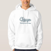 Chicago 26.2 Blue Marathon Hooded Sweatshirt (Voorkant)