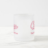 Chicago 26.2 Roze marathon Mok glas (Center)