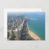 Chicago 360 uitzicht briefkaart (Voorkant / Achterkant)