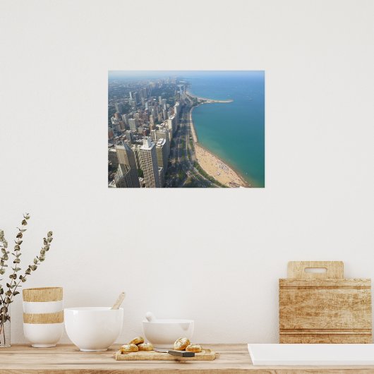 Chicago 360 Verenigde Staten Poster (Keuken)