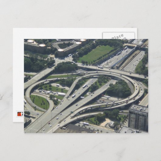 Chicago 3 briefkaart (Voorkant / Achterkant)