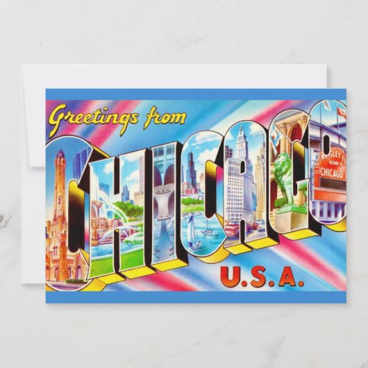 Chicago 5x7 grote ansichtkaart (Voorkant)