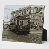CHICAGO 63RD EN WESTERN 1952 TROLLEY ART SEPIA FOTOPLAAT (Zijkant)