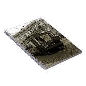 CHICAGO 63RD EN WESTERN 1952 TROLLEY ART SEPIA NOTITIEBOEK (Rechterzijde)