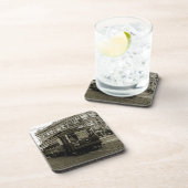 CHICAGO 63RD EN WESTERN 1952 TROLLEY ART SEPIA ONDERZETTER (Rechterzijde)