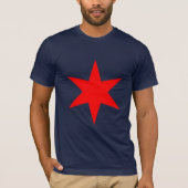 Chicago 6-puntige ster t-shirt (Voorkant)