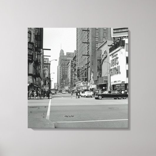 Chicago 7 mei 1967 Randolph St. Oriental Theatre Canvas Afdruk (Voorkant)