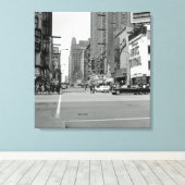 Chicago 7 mei 1967 Randolph St. Oriental Theatre Canvas Afdruk (Insitu (Houten vloer))